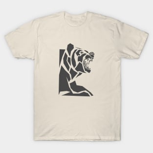 abstract Bear silhouette T-Shirt